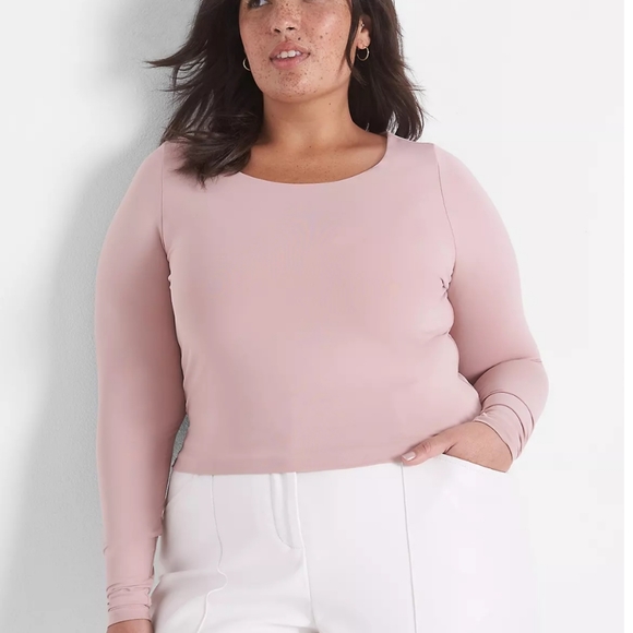 NWT Lane Bryant fitted crop tee - Picture 3 of 7